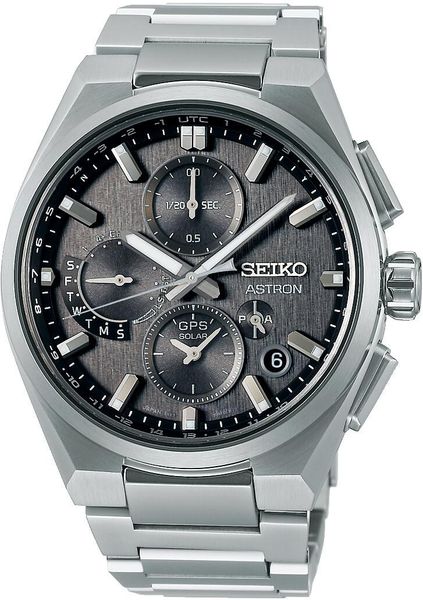 Seiko Astron GPS Solar Dual Time Chronograph SSH163J1 Cronógrafo para hombres Seiko Astron GPS Solar Dual Time Chronograph SSH163J1 Cronógrafo para hombres