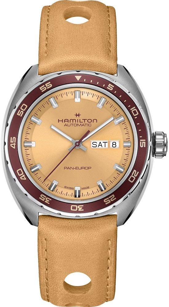 Hamilton Pan Europ H35435820 Orologio da polso uomo Con cinturino di riserva