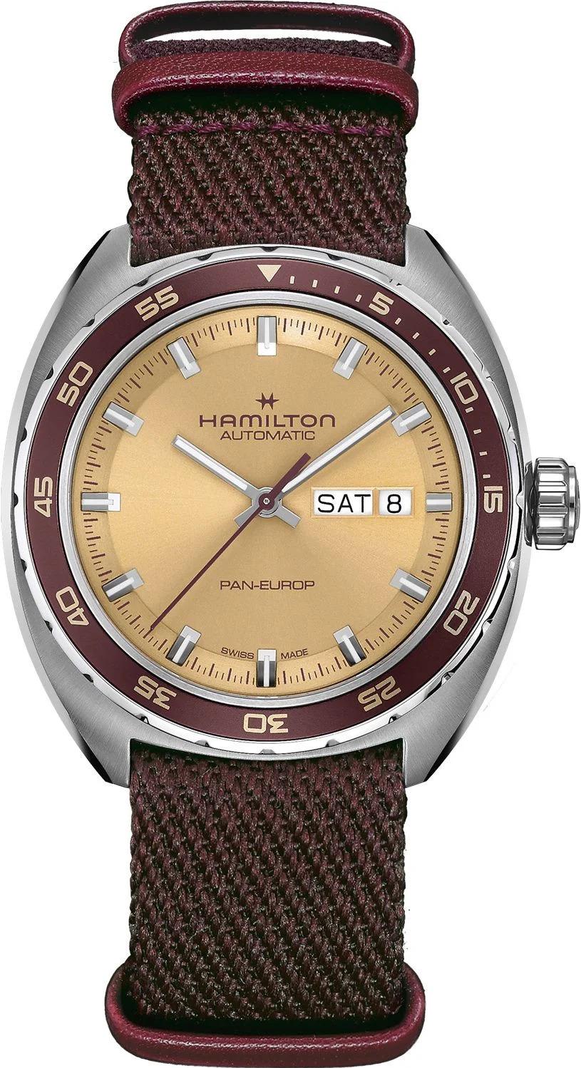 Hamilton Pan Europ H35435820 Montre-Bracelet pour hommes Avec bracelet complémentaire