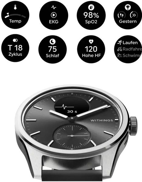 Withings Scanwatch 2 HWA10-MODEL4-ALL-IN Smartwatch Withings Scanwatch 2 HWA10-MODEL4-ALL-IN Smartwatch
