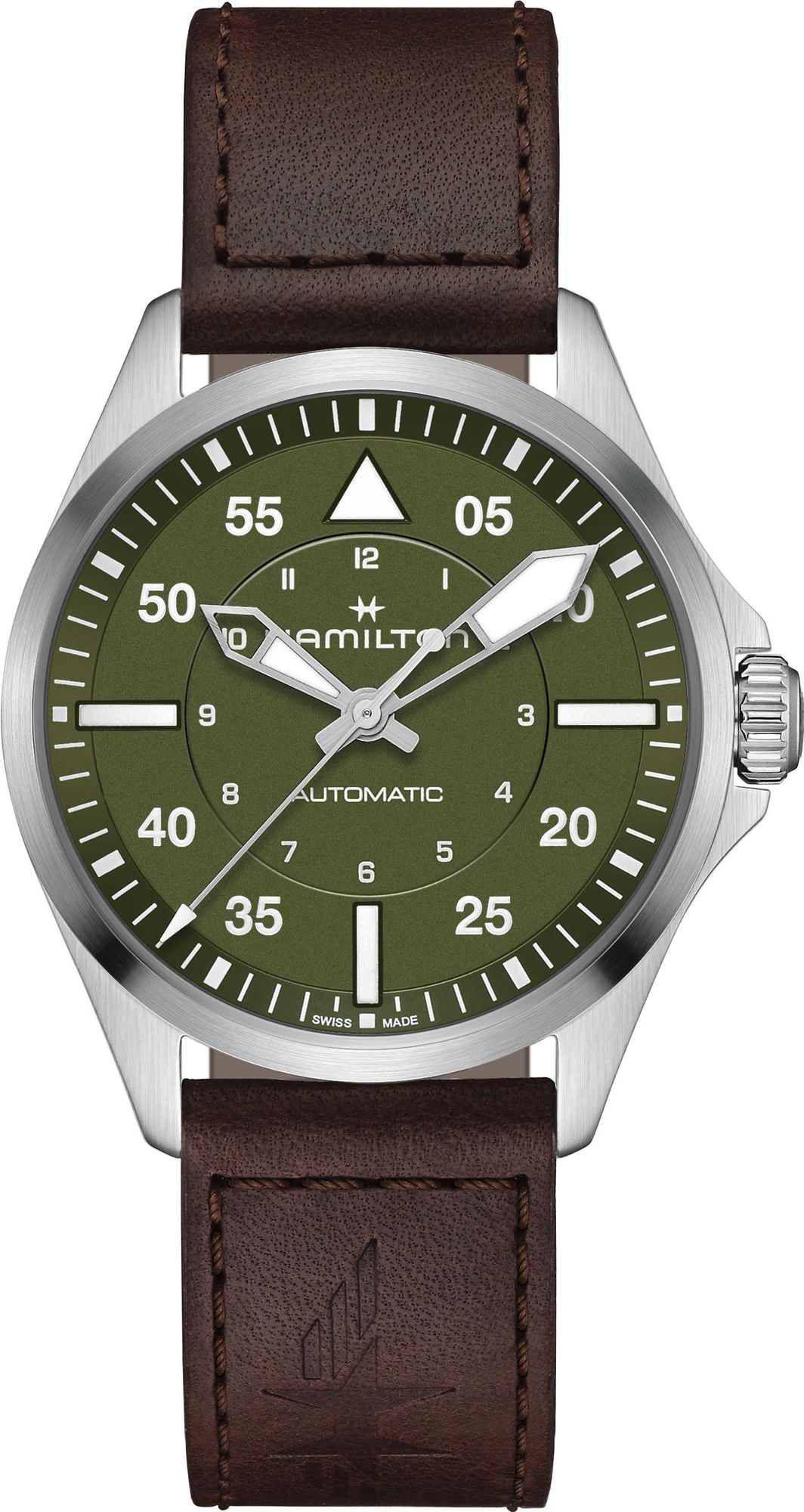 Hamilton Khaki Pilot Auto H76305560 Automatisch horloge voor heren