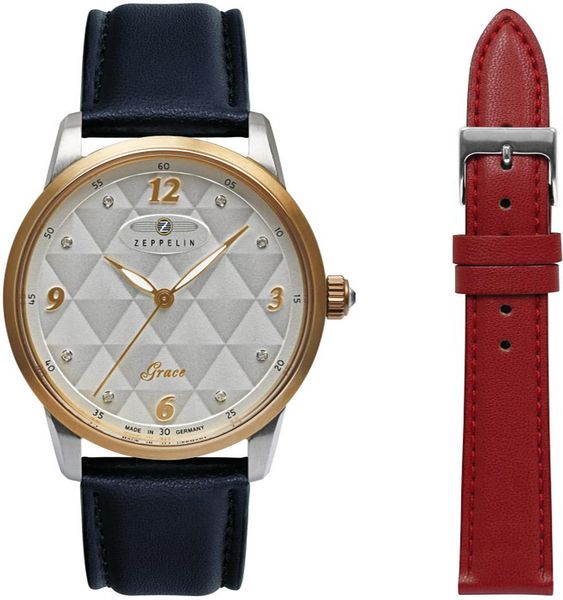 Zeppelin Grace 73491_nSet Orologio da polso donna Con cinturino di riserva Zeppelin Grace 73491_nSet Orologio da polso donna Con cinturino di riserva