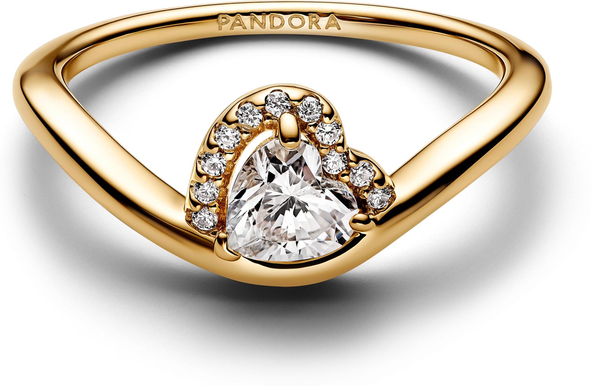 Pandora Welliges Herz Ring 163660C01 Damenring