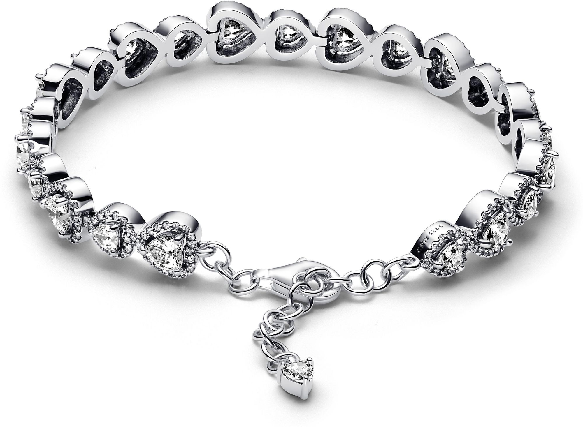 Pandora Strahlenkranz Herzen Armband 593655C01 Dames armband