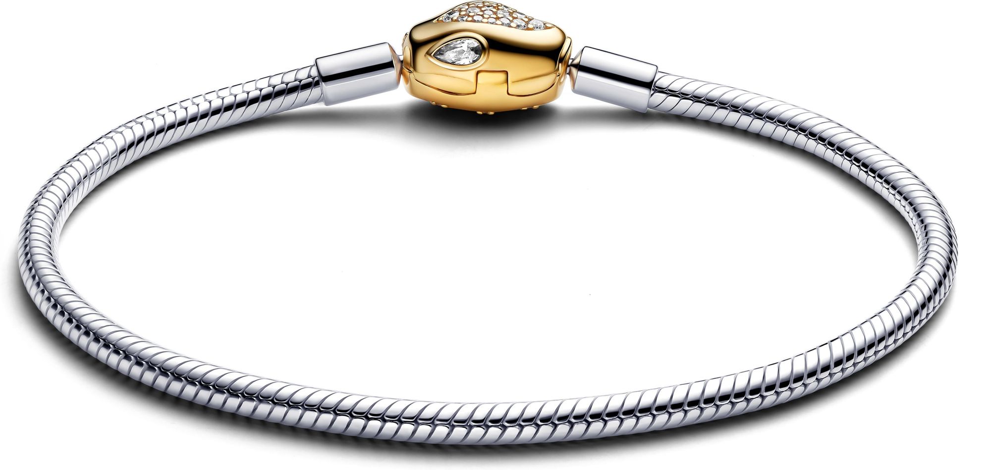 Pandora Schlangen-Gliederarmband mit Schlangenverschluss 563683C01 Pulsera para mujeres