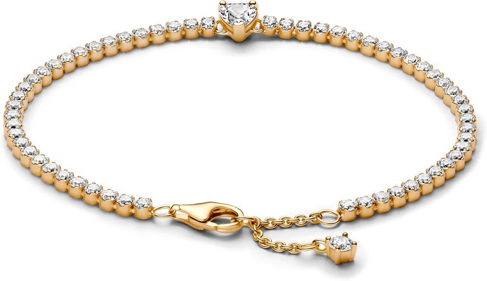 Pandora Funkelndes Herz Tennisarmband 560041C01 Dames armband Pandora Funkelndes Herz Tennisarmband 560041C01 Dames armband