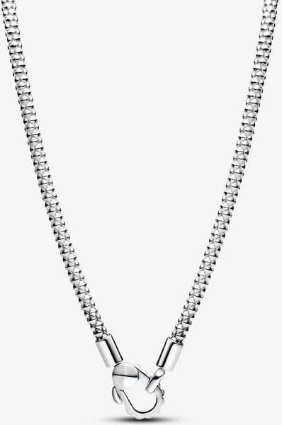 Pandora Nietenhalskette mit Nietenverschluss 393682C00-45 Chaîne de cou pour femmes