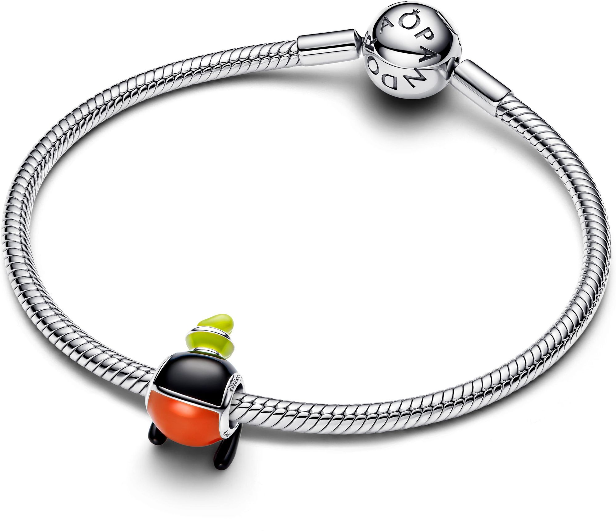 Pandora Disney Parks Verspielter Goofy Icon Charm 793627C01 Charm Anhänger