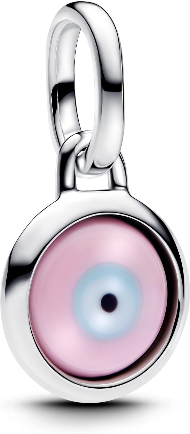 Pandora Gravierbarer Evil Eye Murano-Glas Mini-Charm-Anhänger 793693C00 Charm Anhänger