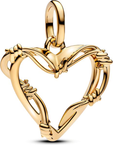Pandora Stacheldraht-Herz Charm-Anhänger 762526C00 Pendiente Charm Pandora Stacheldraht-Herz Charm-Anhänger 762526C00 Pendiente Charm