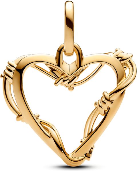 Pandora Stacheldraht-Herz Charm-Anhänger 762526C00 Pendiente Charm Pandora Stacheldraht-Herz Charm-Anhänger 762526C00 Pendiente Charm