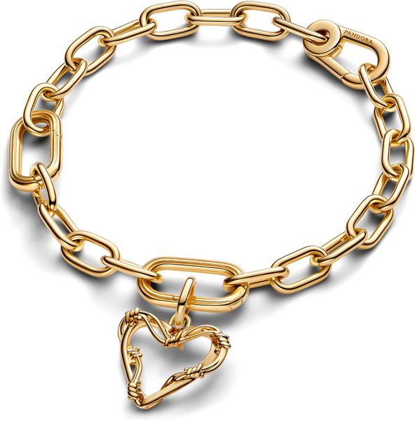 Pandora Stacheldraht-Herz Charm-Anhänger 762526C00 Pendiente Charm Pandora Stacheldraht-Herz Charm-Anhänger 762526C00 Pendiente Charm