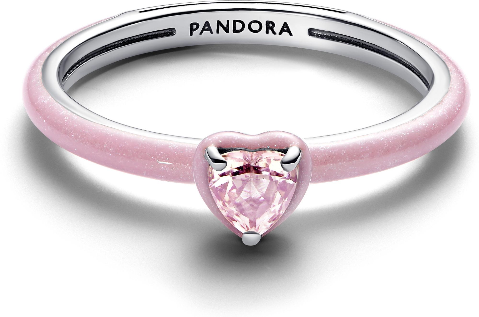 Pandora Rosafarbenes Chakra Herz Ring 193088C02 Damenring