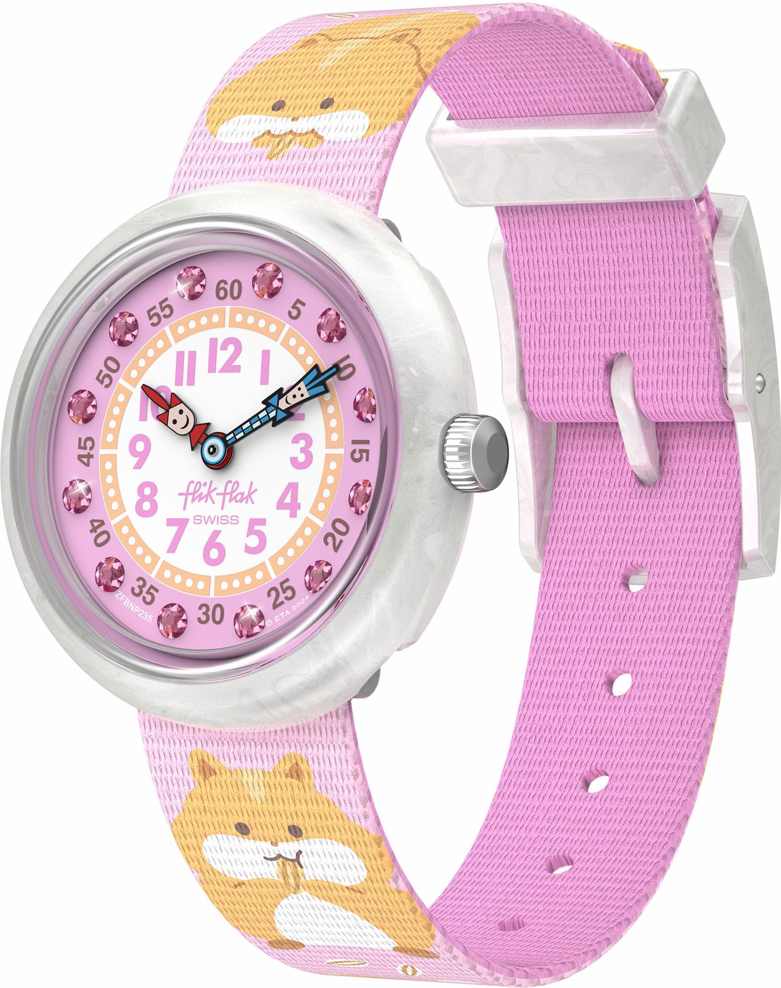 Flik Flak CUDDLY HAMSTER FBNP235 orologio per bambino