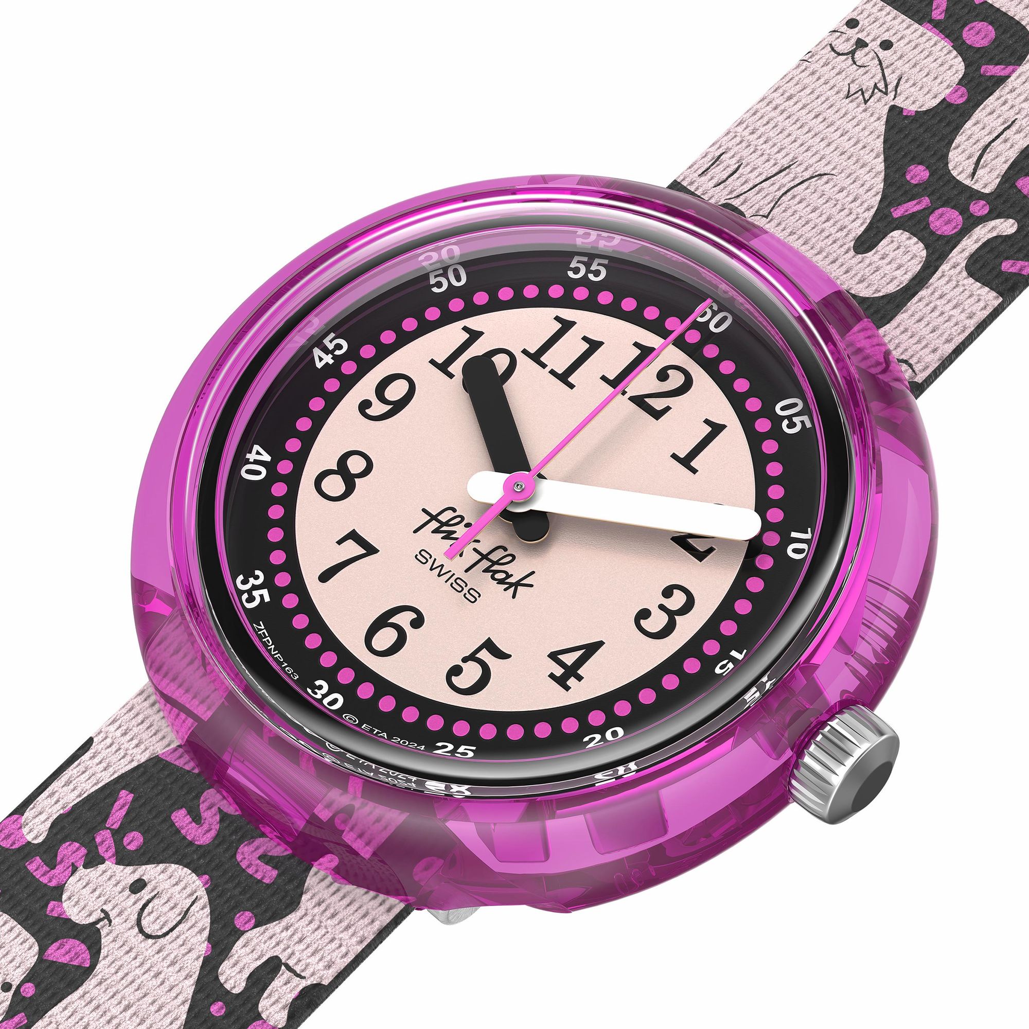 Flik Flak WOOF WOOF TIME FPNP163 orologio per bambino