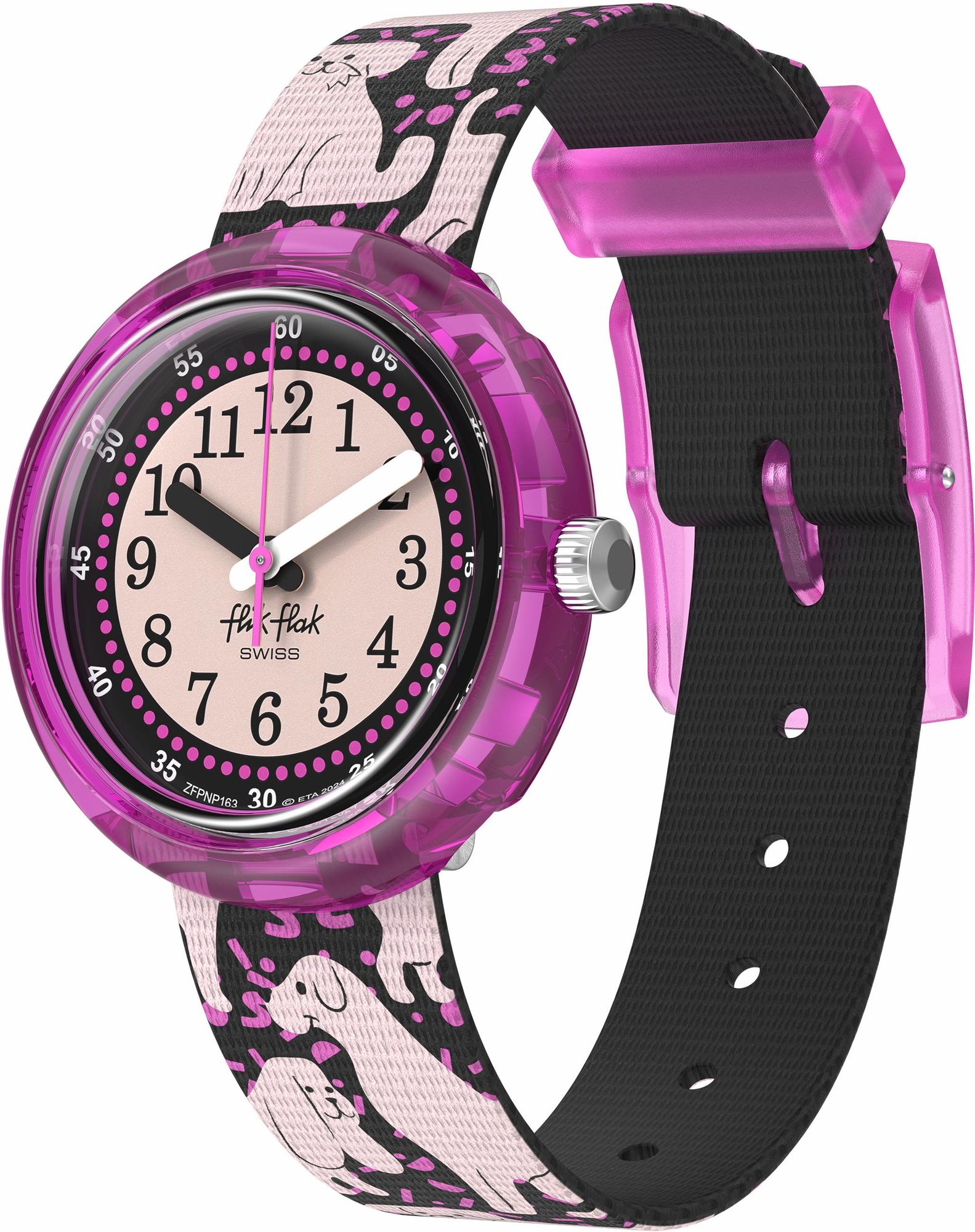 Flik Flak WOOF WOOF TIME FPNP163 orologio per bambino