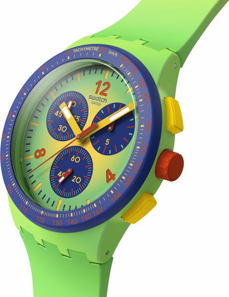 Swatch FLOWING FRESHLY SUSG101 Orologio unisex Swatch FLOWING FRESHLY SUSG101 Orologio unisex
