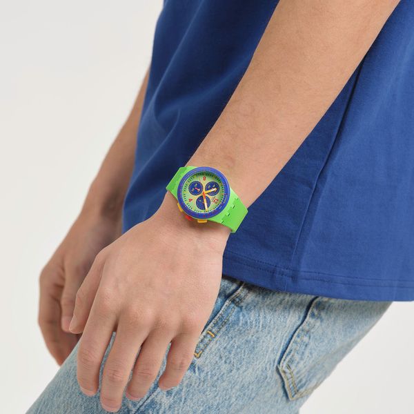Swatch FLOWING FRESHLY SUSG101 Orologio unisex Swatch FLOWING FRESHLY SUSG101 Orologio unisex
