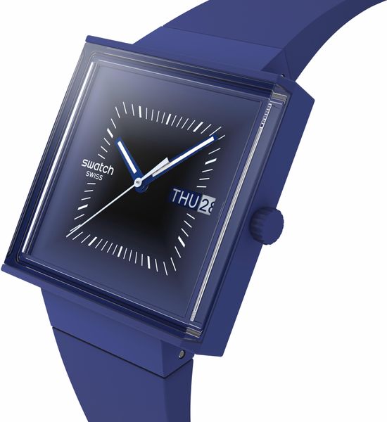 Swatch SQUARELY BLACKLIGHT SO34N700 Orologio unisex Swatch SQUARELY BLACKLIGHT SO34N700 Orologio unisex
