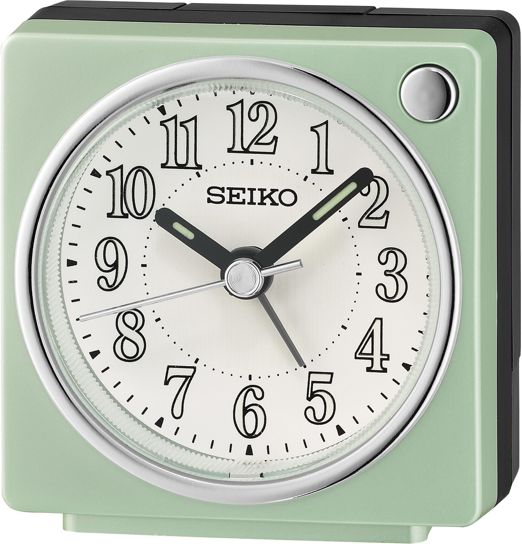 Seiko Clocks QHE197M Alarm Clock With Alarm