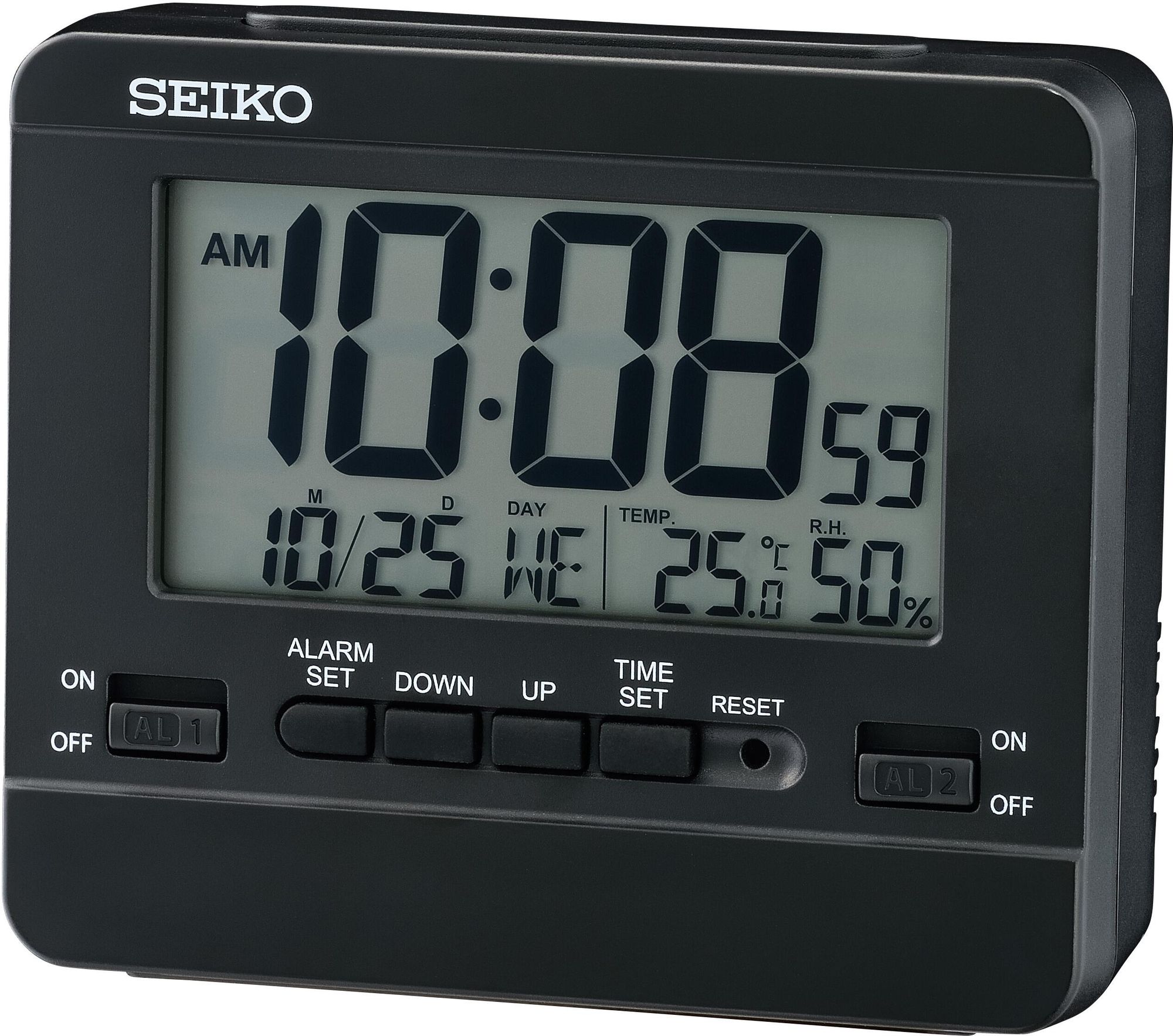 Seiko Clocks QHL086K Alarm Clock