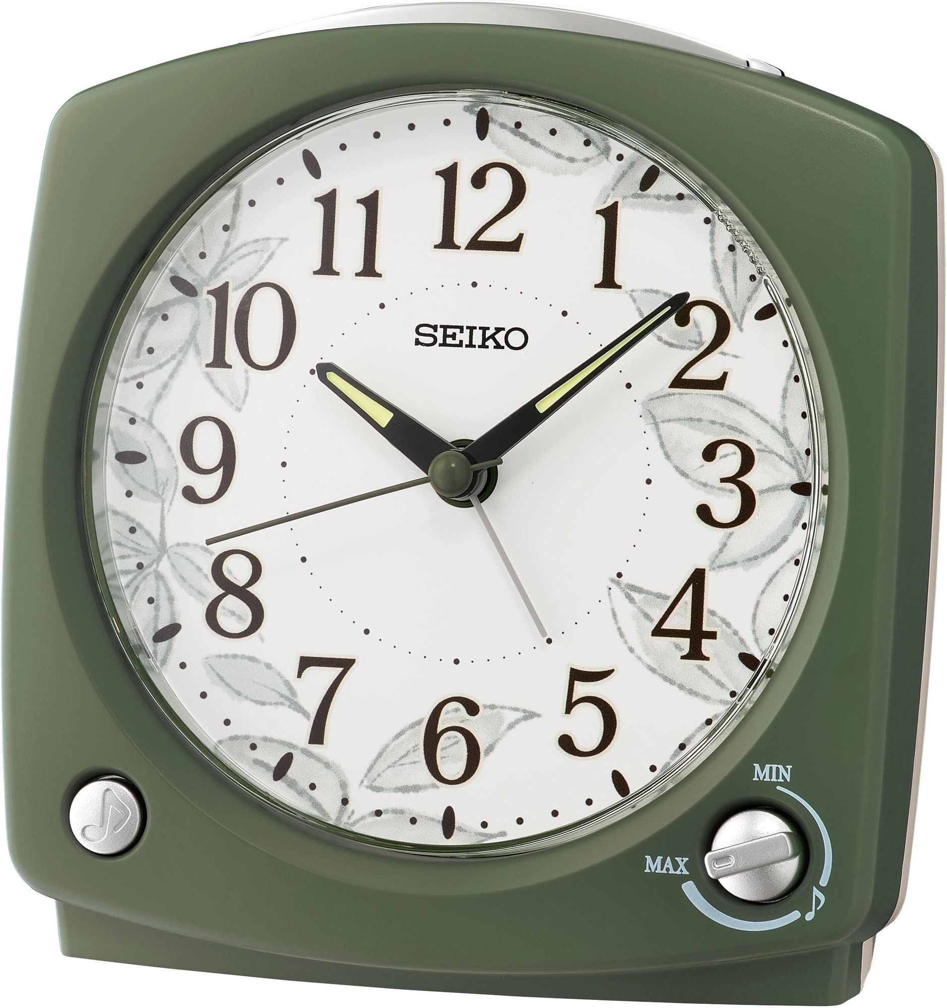 Seiko Clocks QHP012M Alarm Clock With Alarm