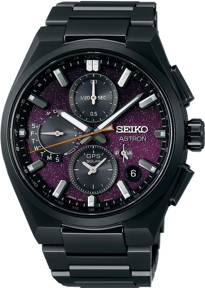 Seiko Astron GPS Solar Dual Time Chronograph Limited Edition SSH171J1 Reloj de Pulsera para hombres