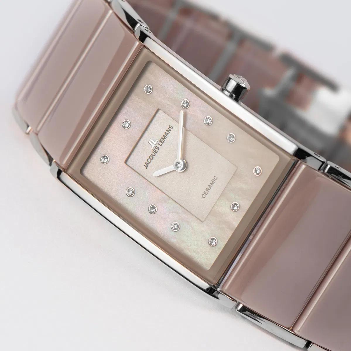 Jacques Lemans Dublin Keramik 1-1940O Reloj de Pulsera para mujeres