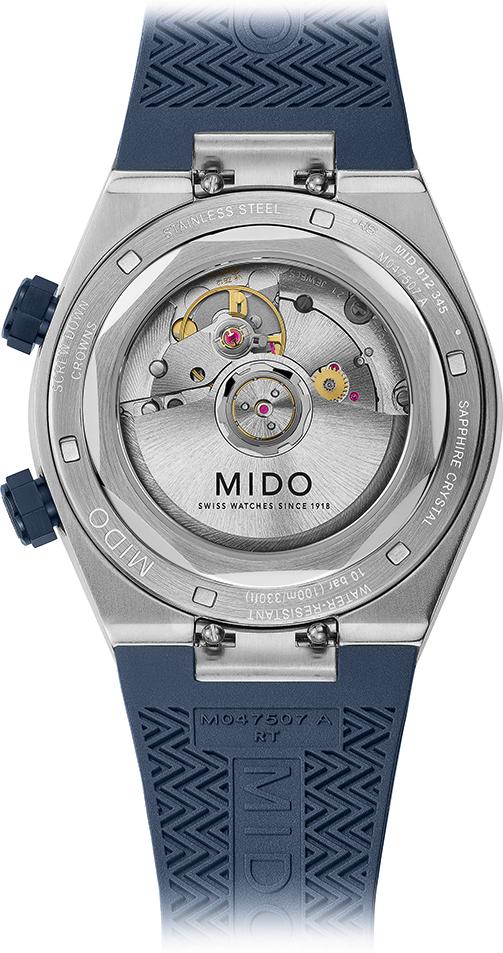 Mido MULTIFORT 8 TWO CROWNS M047.507.17.041.00 Orologio automatico uomo