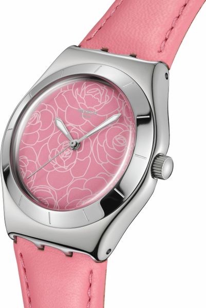 Swatch PINK PETAL PROMISE YLS234 Montre Bracelet pour femmes Swatch PINK PETAL PROMISE YLS234 Montre Bracelet pour femmes