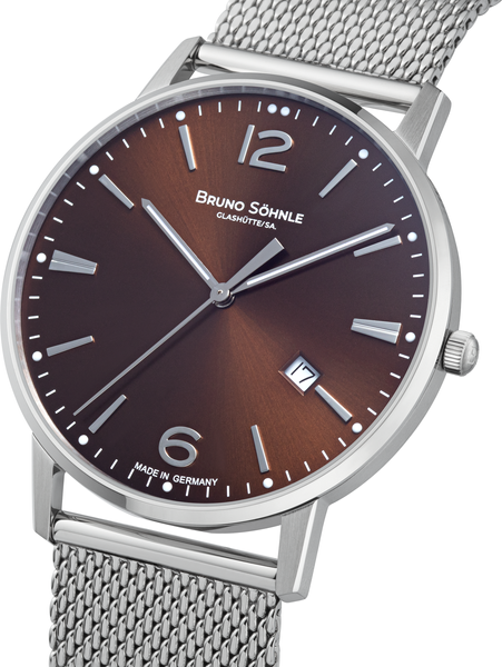 BRUNO SÖHNLE UHRENATELIER GLASHÜTTE/SA Stuttgart III Big 17-13175-842 Heren armbandhorloge BRUNO SÖHNLE UHRENATELIER GLASHÜTTE/SA Stuttgart III Big 17-13175-842 Heren armbandhorloge