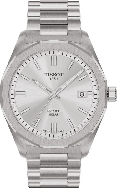 Tissot PRC 100 Solar T151.422.11.031.00 Montre-Bracelet pour hommes Alimentation Solaire Tissot PRC 100 Solar T151.422.11.031.00 Montre-Bracelet pour hommes Alimentation Solaire