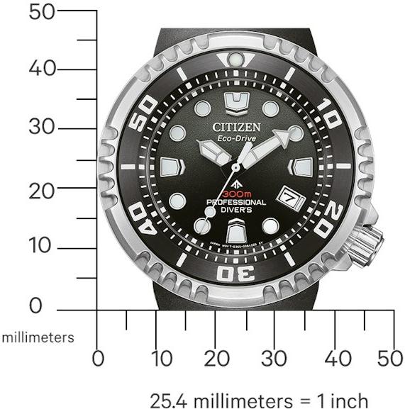 Citizen Prof. Diver 300 Promaster Eco-Drive BN1024-01E Montre-Bracelet pour hommes Montre Plongée
