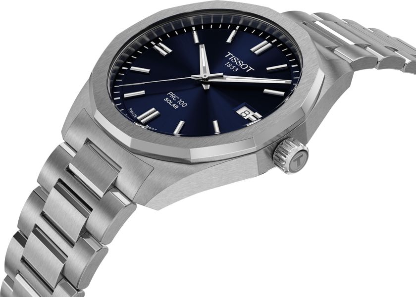 Tissot PRC 100 Solar T151.422.11.041.00 Montre-Bracelet pour hommes Alimentation Solaire