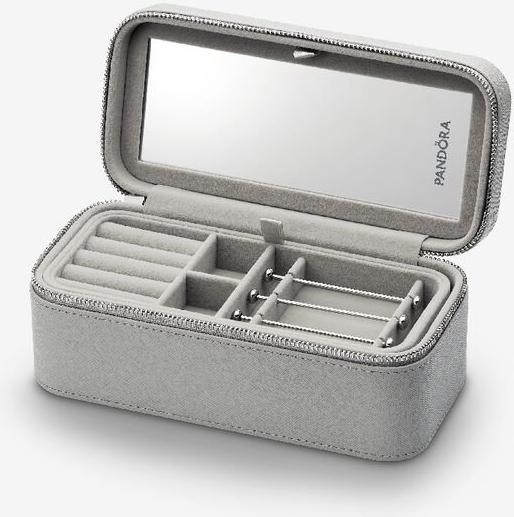 Pandora Kleine graue Schmuckbox A012 Portagioie