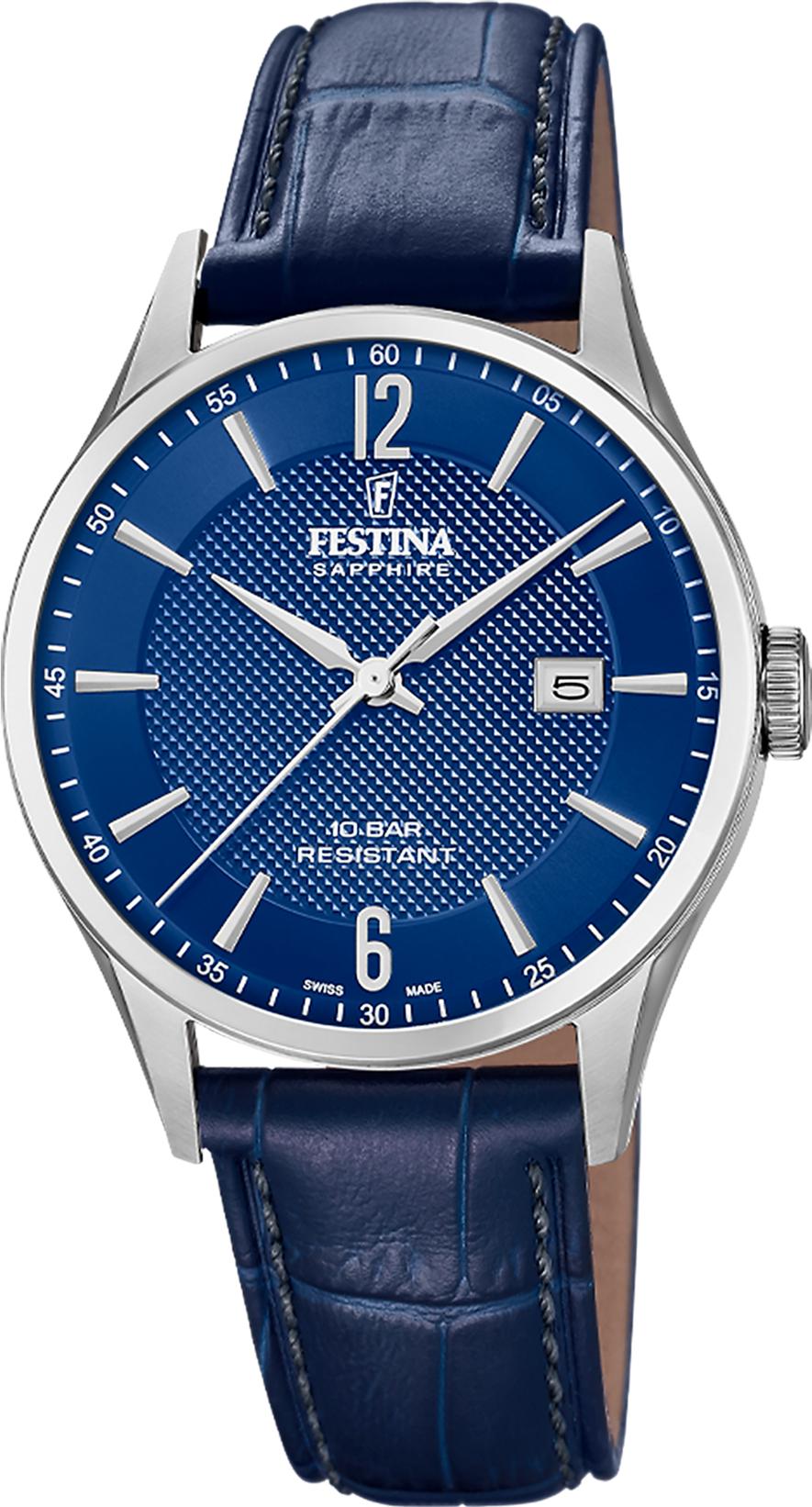 Festina CLASSIQUES CUIR F20007/6 Orologio da polso uomo Festina CLASSIQUES CUIR F20007/6 Orologio da polso uomo
