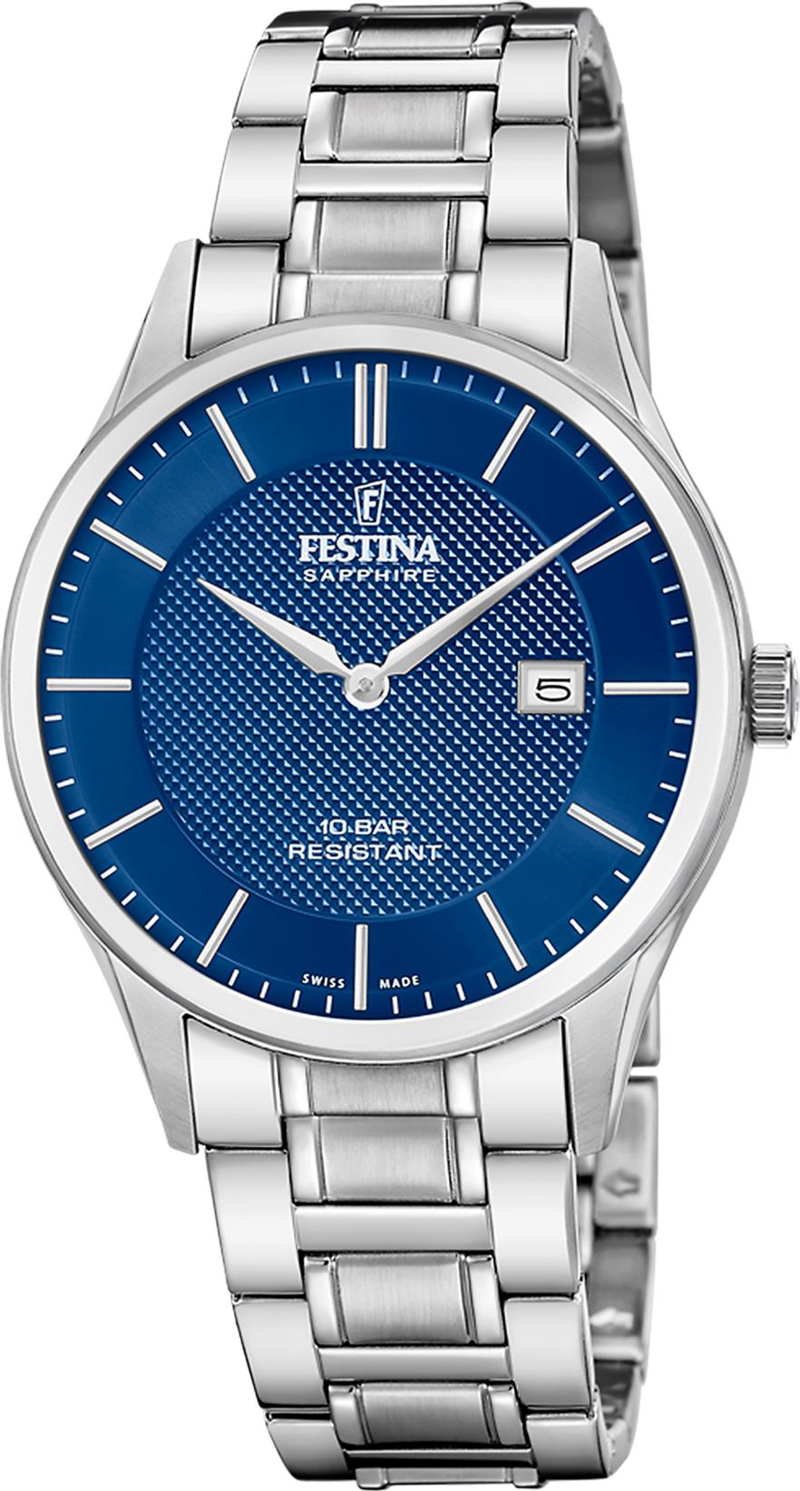 Festina CLASSIQUES ACIER F20067/4 Mens Wristwatch Festina CLASSIQUES ACIER F20067/4 Mens Wristwatch