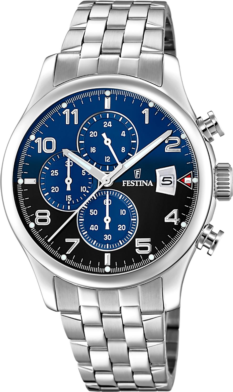 Festina TIMELESS CHRONOGRAPH F20374/8 Cronógrafo para hombres Festina TIMELESS CHRONOGRAPH F20374/8 Cronógrafo para hombres