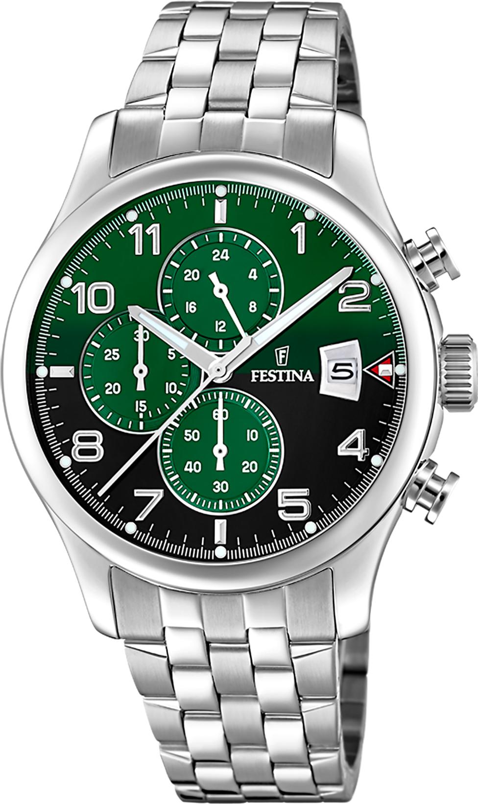 Festina TIMELESS CHRONOGRAPH F20374/7 Cronógrafo para hombres Festina TIMELESS CHRONOGRAPH F20374/7 Cronógrafo para hombres