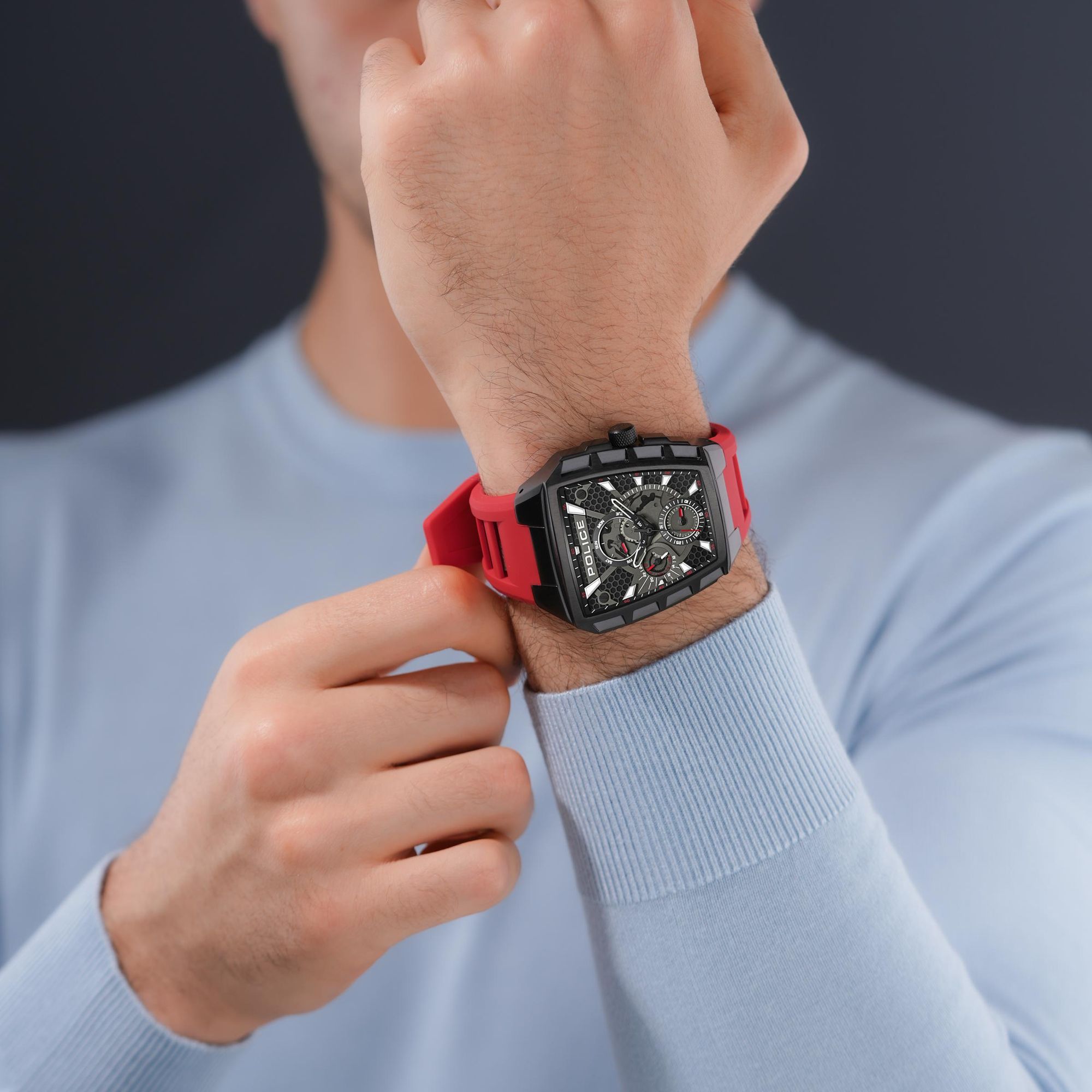 Police TOUGH GEAR PEWGQ0056803 Montre-Bracelet pour hommes Police TOUGH GEAR PEWGQ0056803 Montre-Bracelet pour hommes