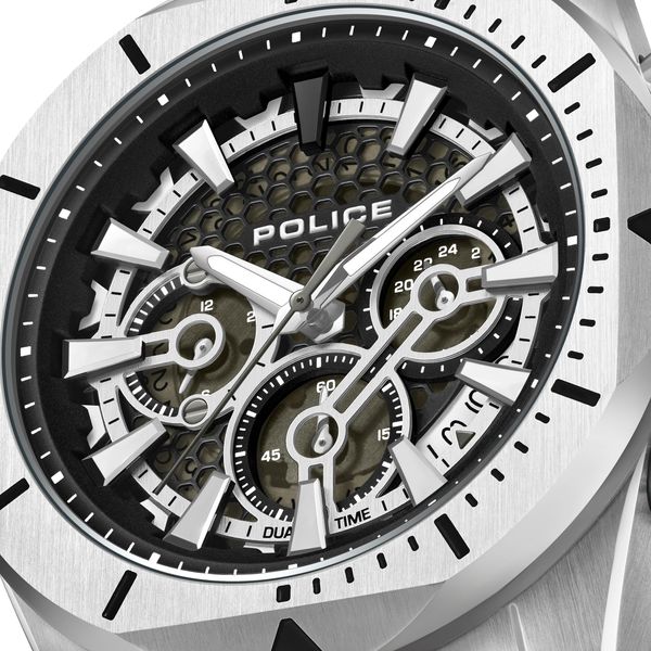 Police ELECTRICAL PEWGF0054501 Chronographe pour homme Écran de Visualisation Dual