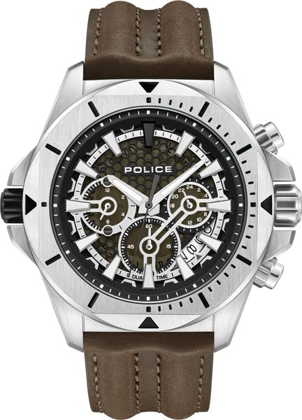 Police ELECTRICAL PEWGF0054501 Chronographe pour homme Écran de Visualisation Dual