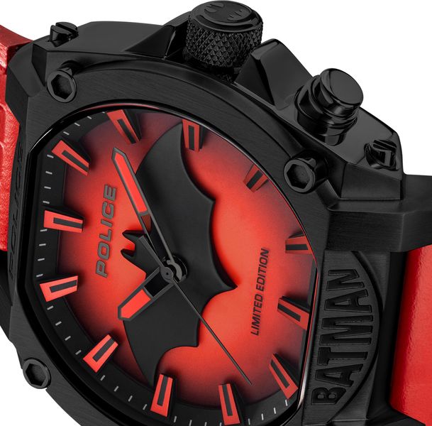 Police BATMAN PEWGD0022604 Orologio da polso uomo Produzione strettamente limitata Police BATMAN PEWGD0022604 Orologio da polso uomo Produzione strettamente limitata