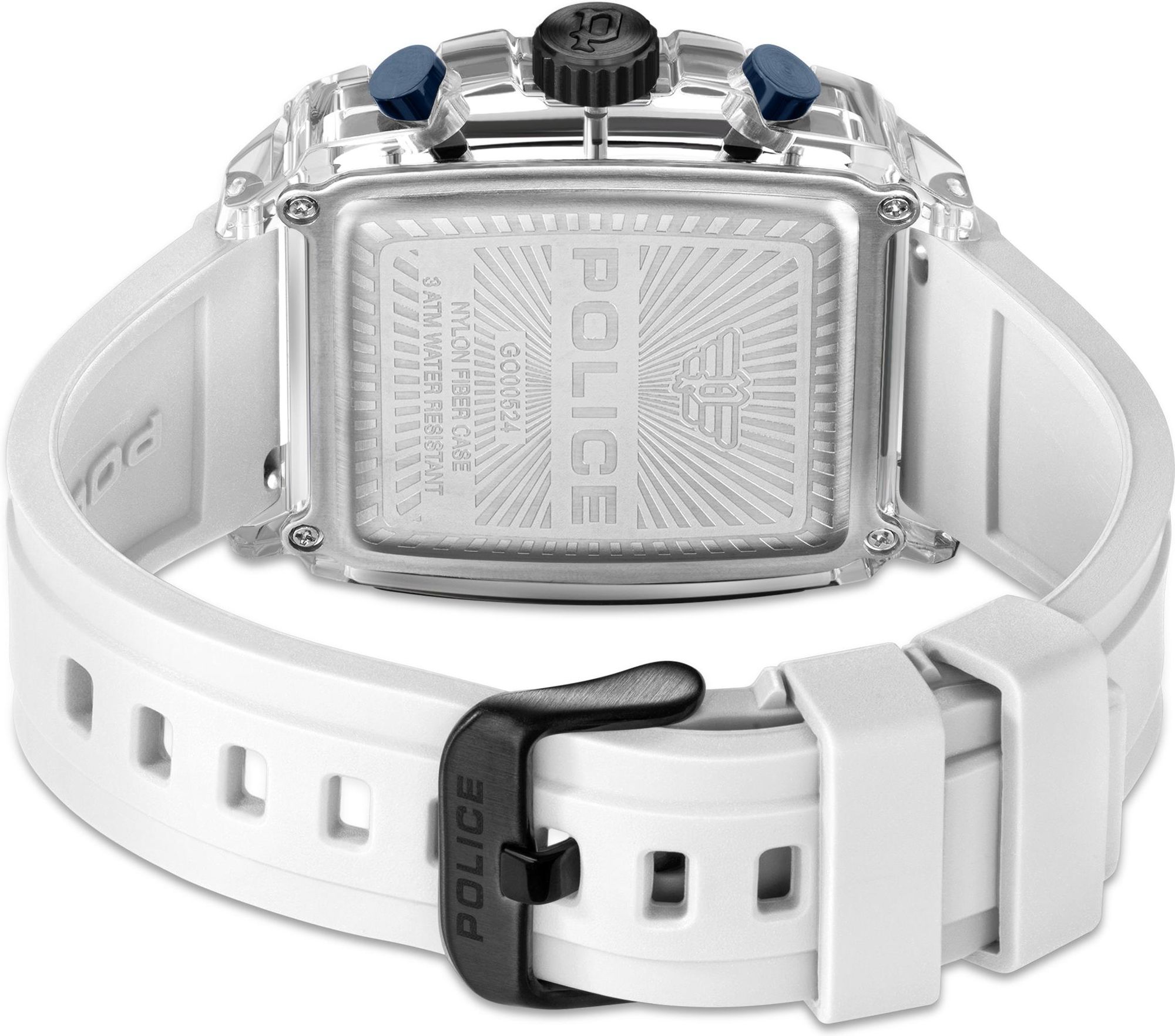 Police CLOUT PEWGO0052402-SET Cronógrafo para hombres Con pulsera adicional Police CLOUT PEWGO0052402-SET Cronógrafo para hombres Con pulsera adicional