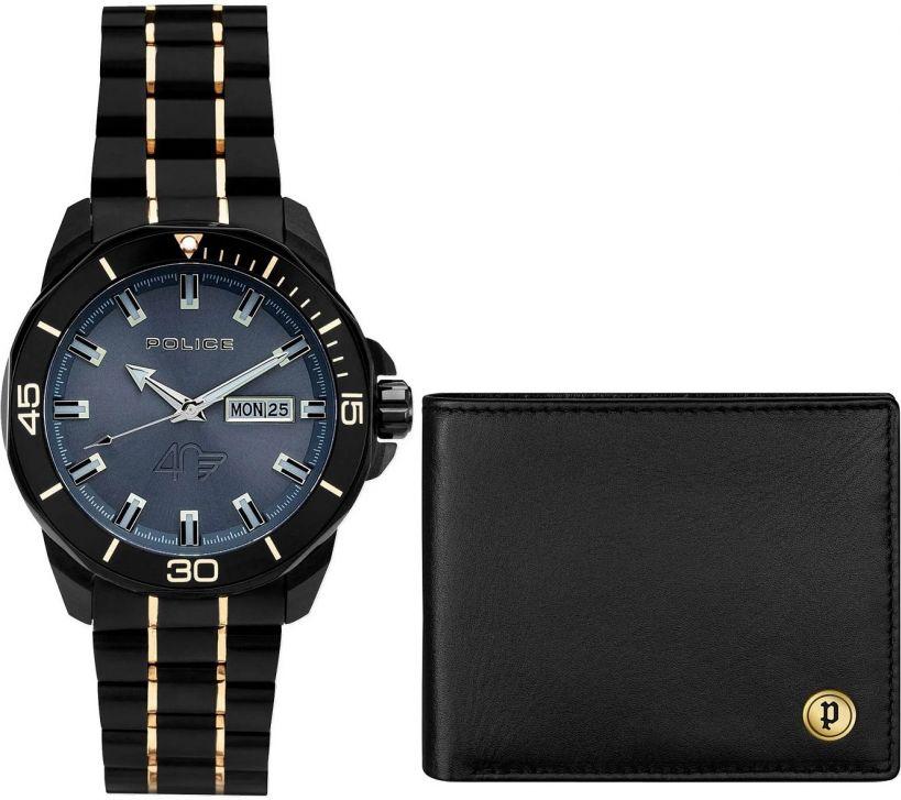 Police THORNTON PEWJH0030301 - SET A Heren armbandhorloge Police THORNTON PEWJH0030301 - SET A Heren armbandhorloge