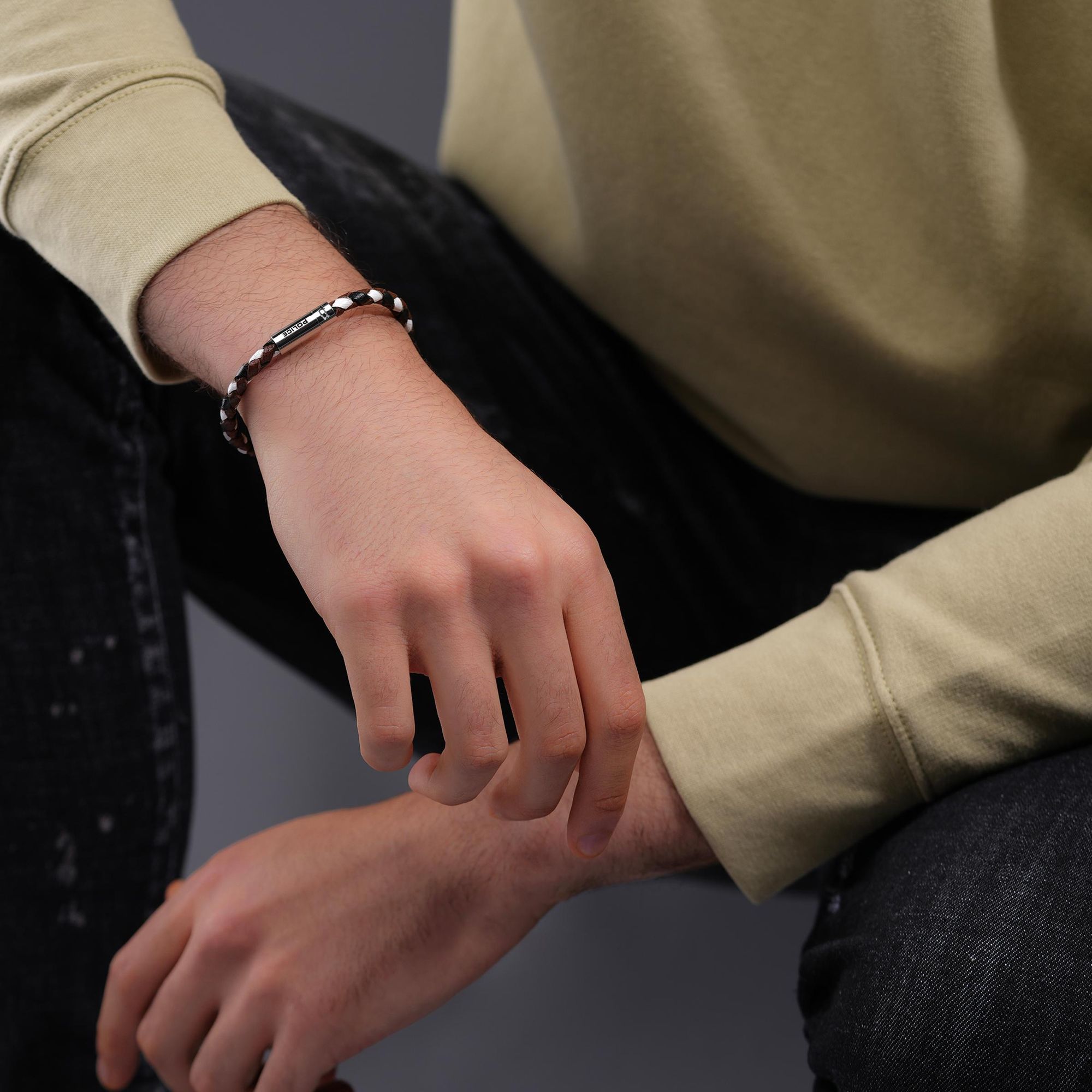Police Jewelry FUZE PEAGB0039802 Mens Bracelet Police Jewelry FUZE PEAGB0039802 Mens Bracelet