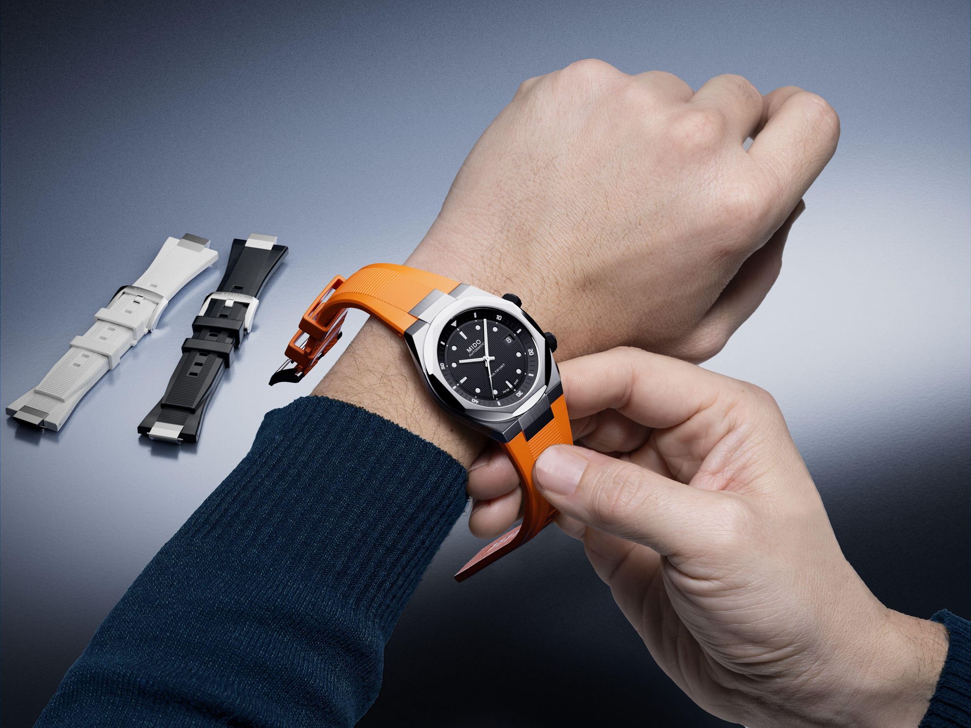 Mido MULTIFORT 8 TWO CROWNS M047.507.11.051.00 Reloj Automático para hombres Mido MULTIFORT 8 TWO CROWNS M047.507.11.051.00 Reloj Automático para hombres