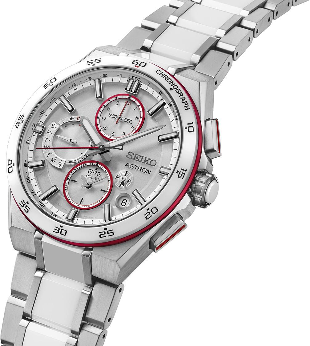 Seiko Astron GPS Solar Dual Time Chronograph SSH173J1 Cronografo uomo Produzione strettamente limitata Seiko Astron GPS Solar Dual Time Chronograph SSH173J1 Cronografo uomo Produzione strettamente limitata