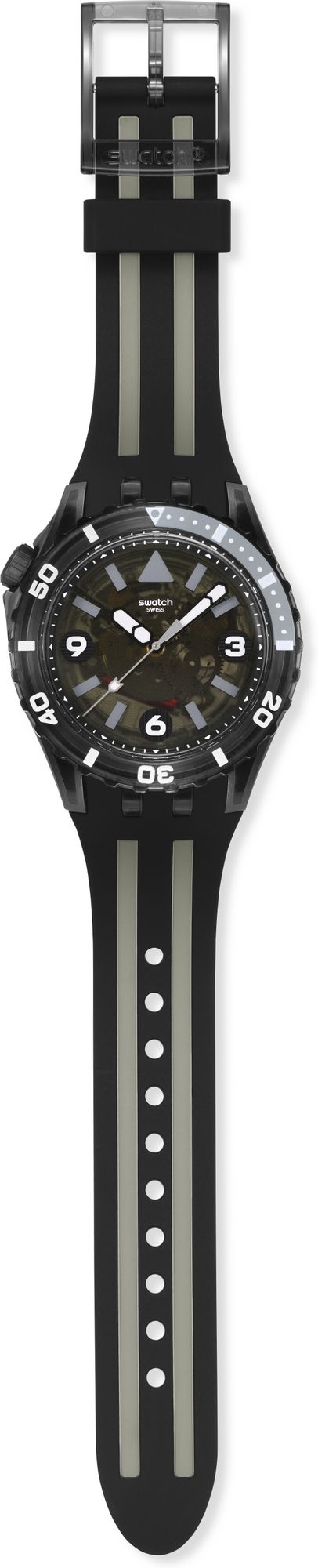 Swatch BLACK SEA NETTLE SSCU09B100 Reloj unisex