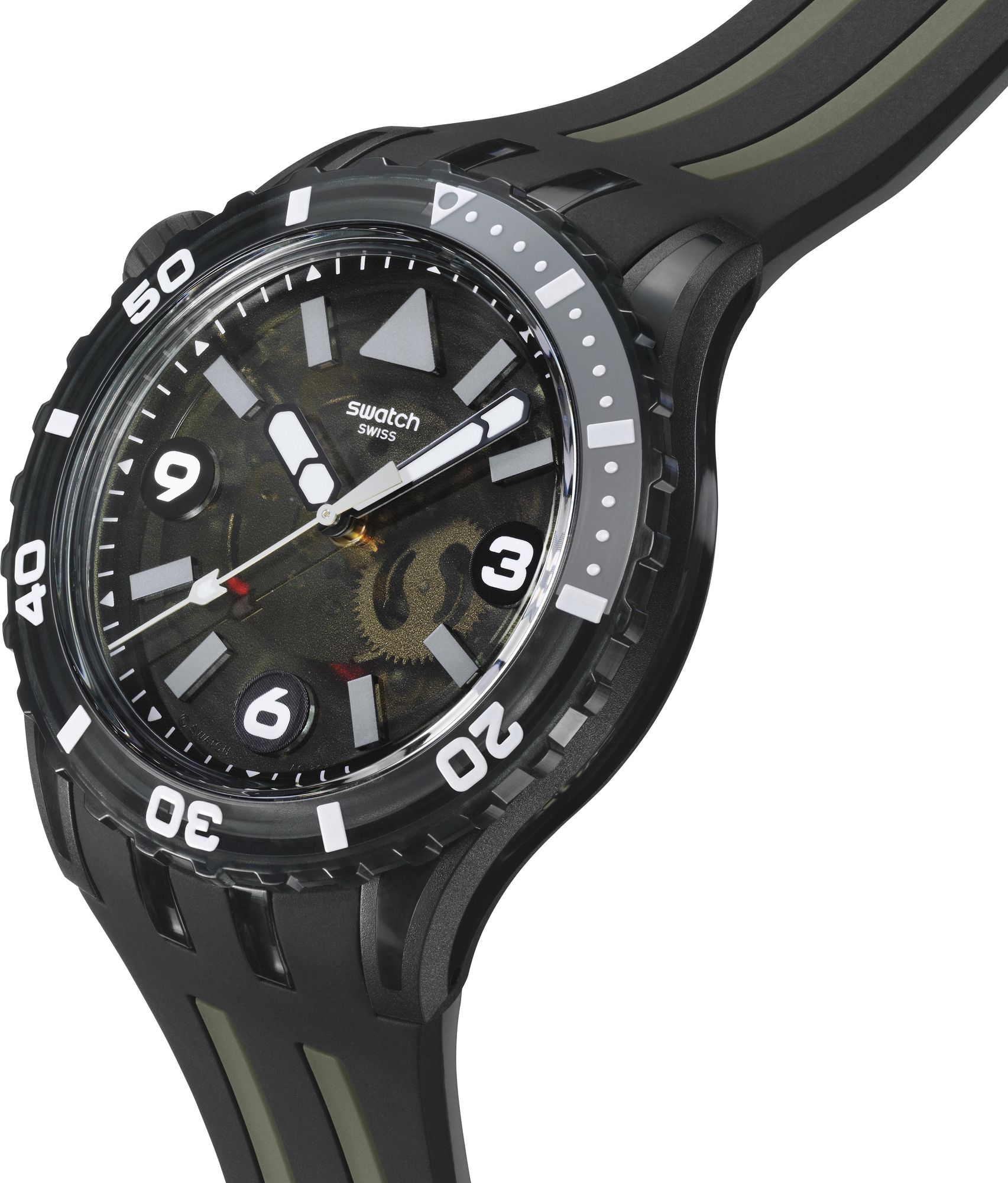 Swatch BLACK SEA NETTLE SSCU09B100 Reloj unisex